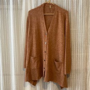 Orange XCVI sweater L cardigan